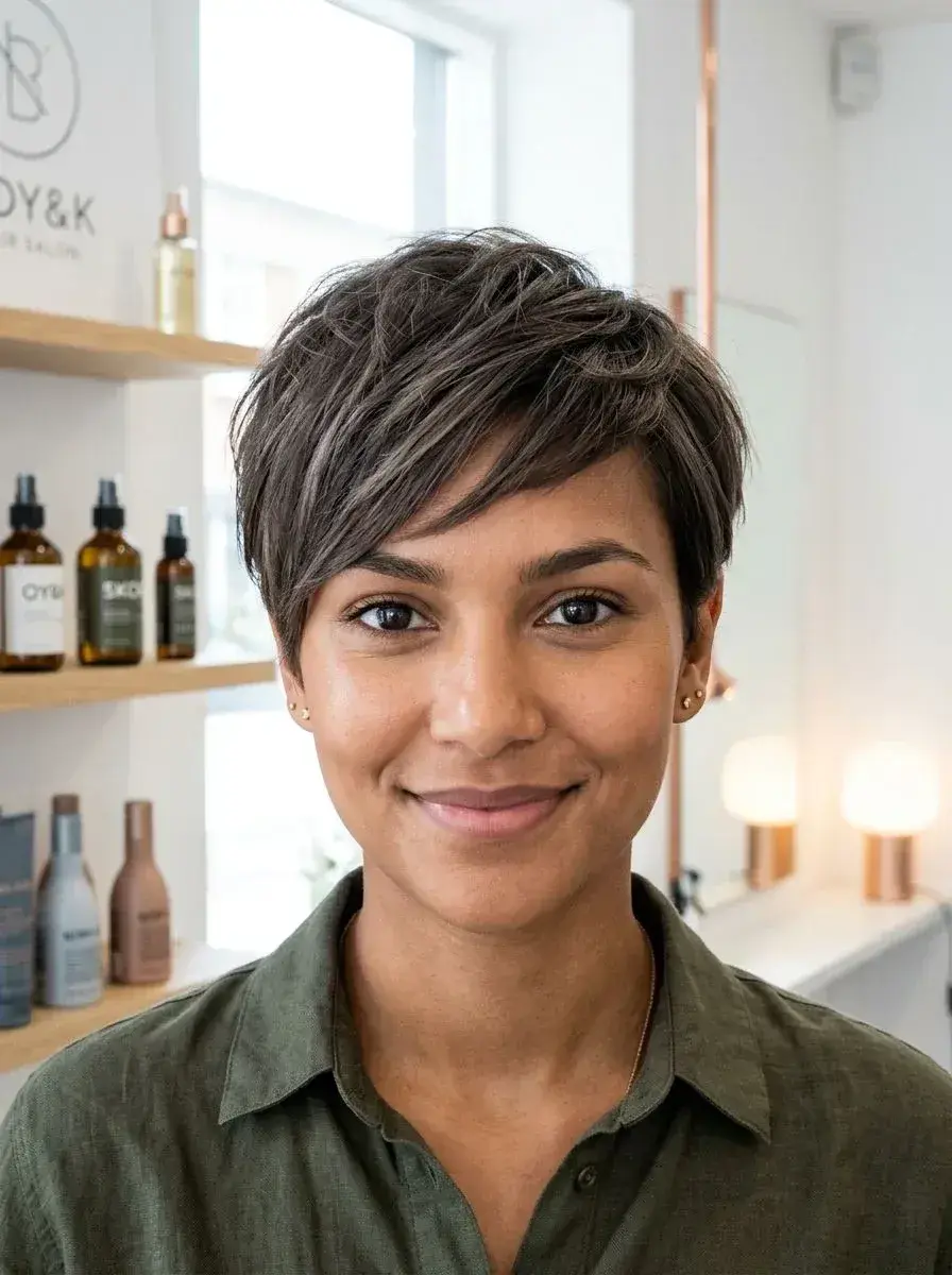 Mørk pixie med sidelukke