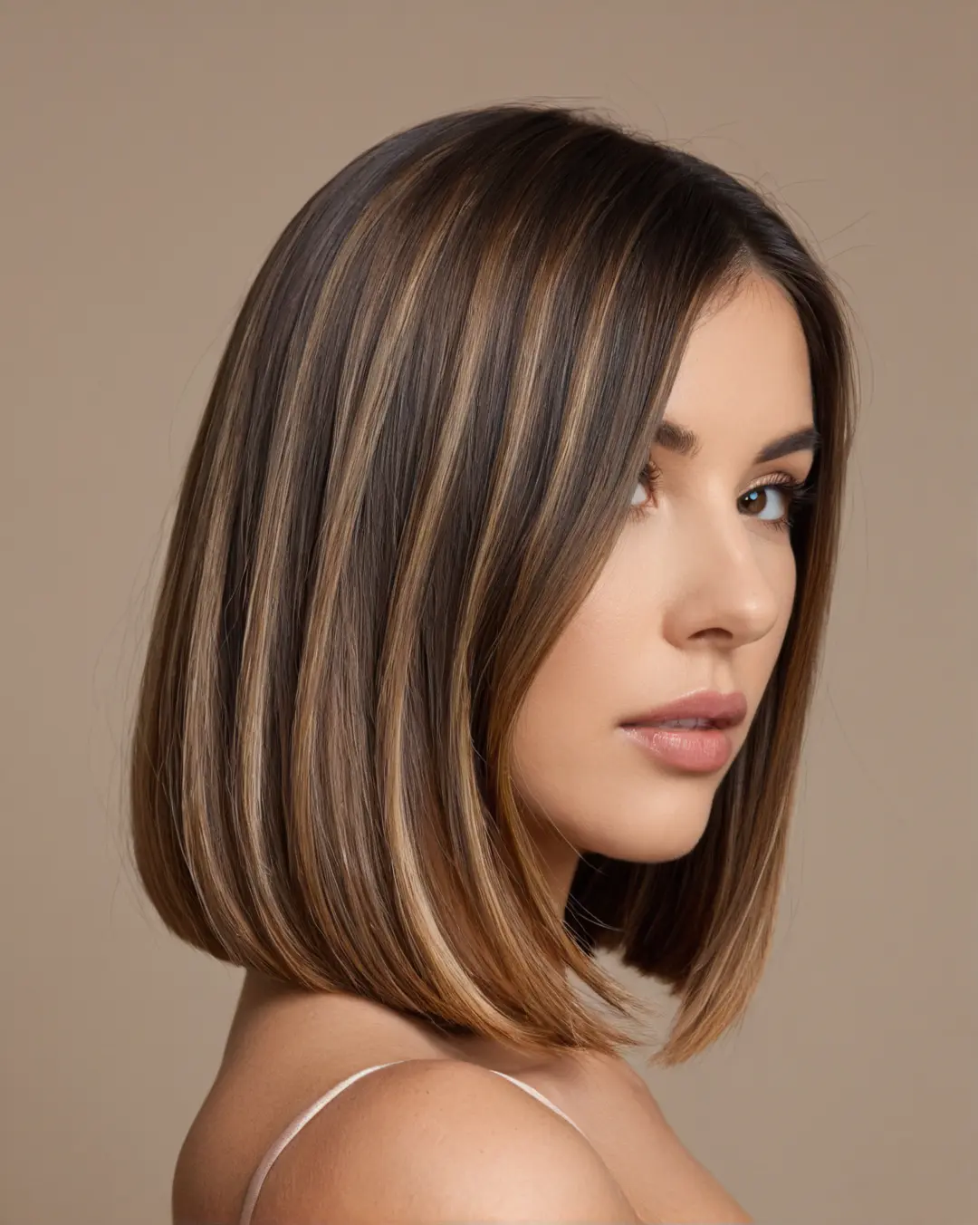 Balayage lob med løse bølger