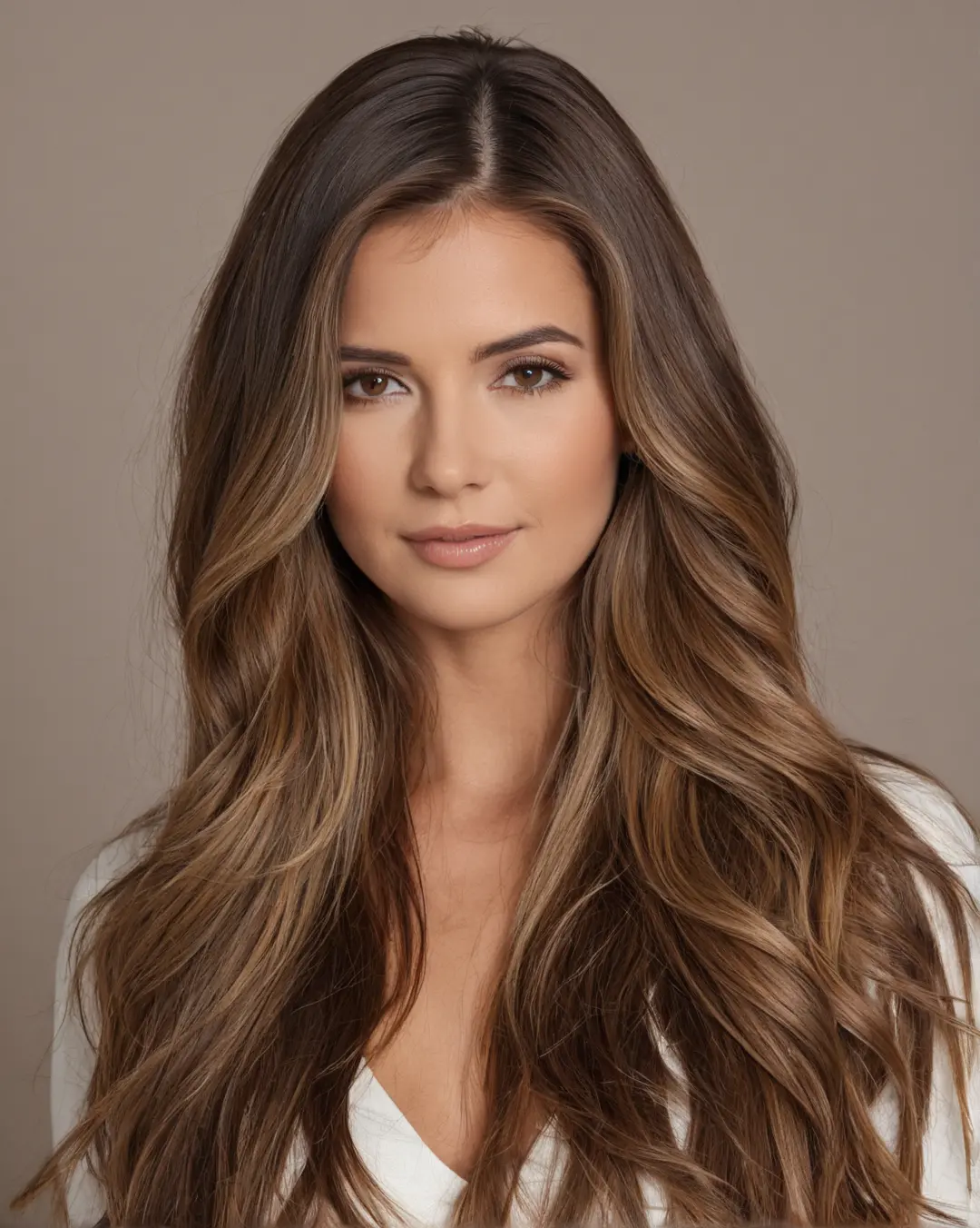 Bronde balayage med bølger