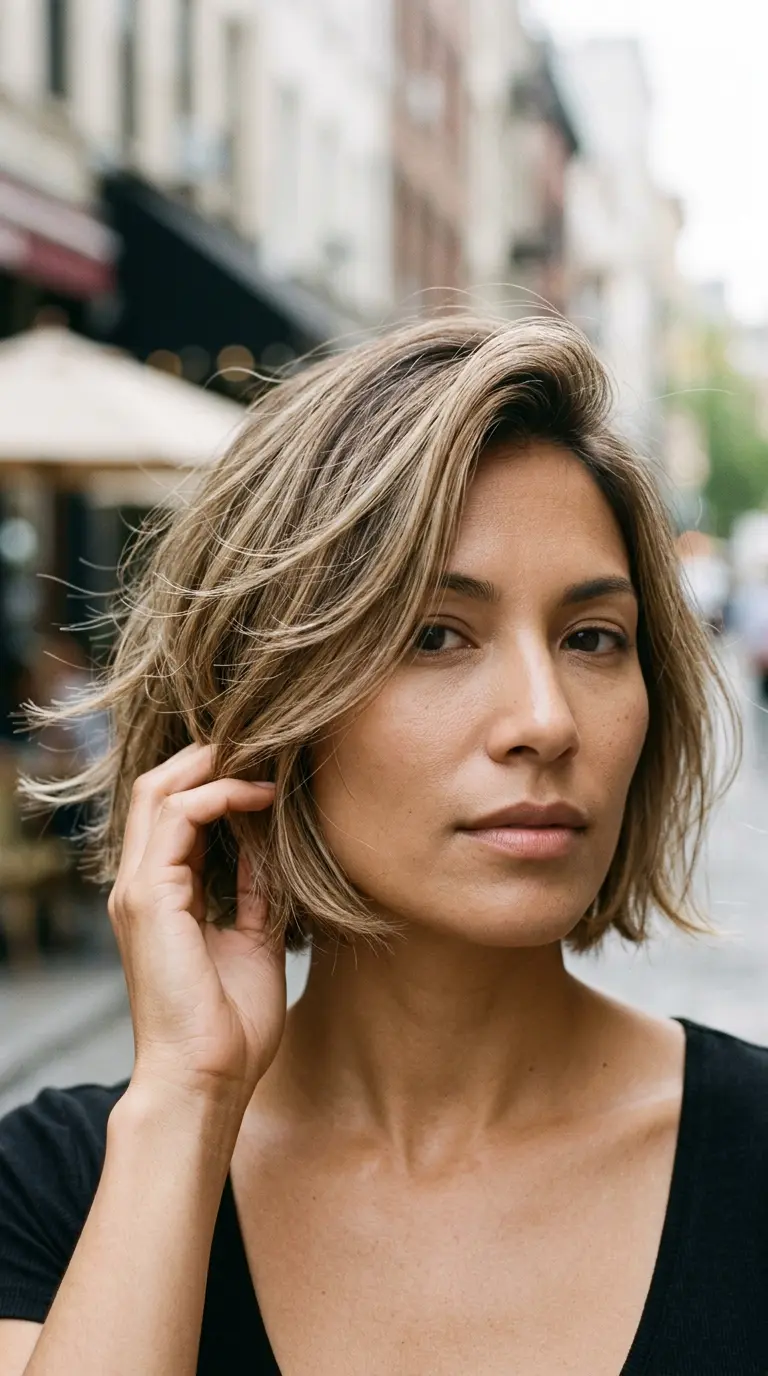 Cloud Bob med balayage