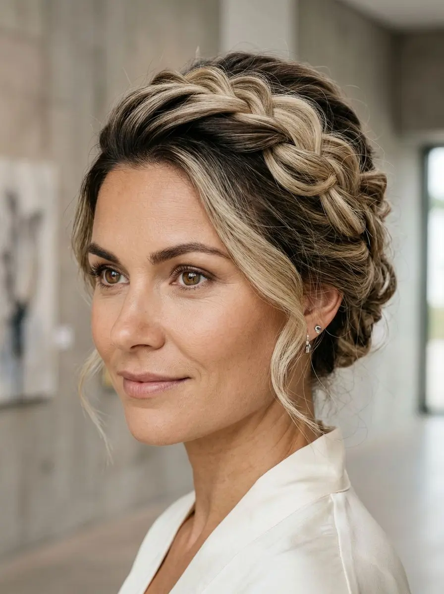 Kronflette med løse strands