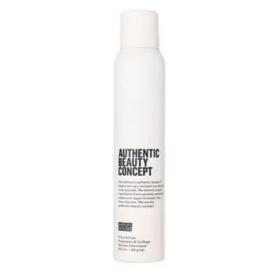 Authentic Beauty Concept Amplify Mousse - volumgivende styling mousse i hvit sprayflaske
