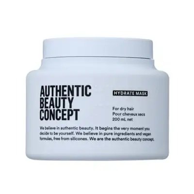 Authentic Beauty Concept Hydrate Mask - fuktighetsmaske i hvit krukke, 200 ml.