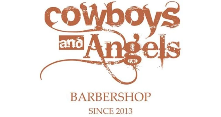 Cowboys and Angels Moholt (barber) logo