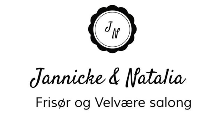 Jannicke og Natalia salong logo